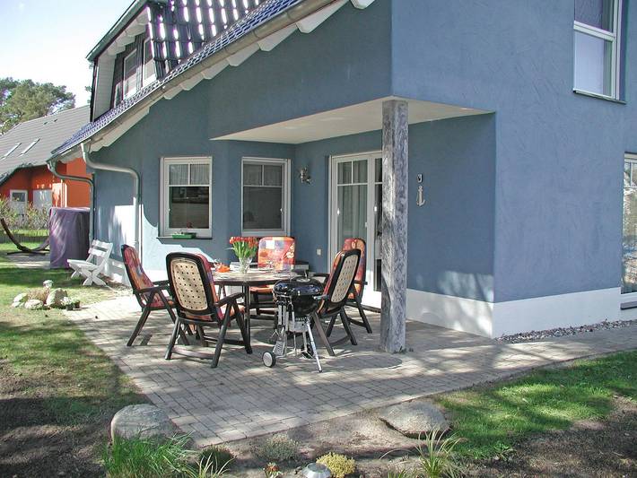Ferienhaus für 6 Personen, mit Terrasse und Garten sowie Sauna