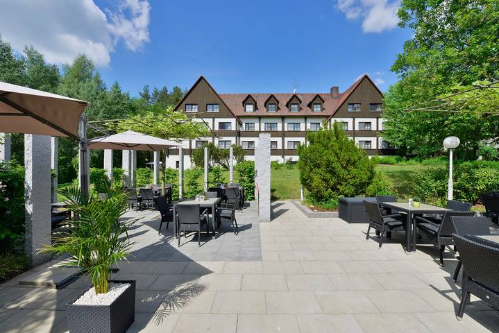 Hotel für 2 Personen, mit Garten und Terrasse am Brombachsee
