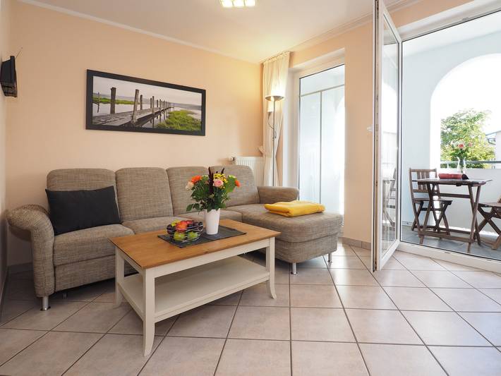 Ferienwohnung für 3 Personen, mit Balkon in Bansin