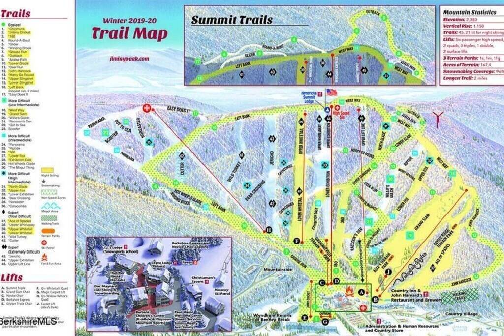 Ganze Wohnung, Deluxe Yeti Suite on Jiminy Mtn -1st Flr Sleeps 4 - New Fully Redone Country Inn in Jiminy Peak, Berkshire County