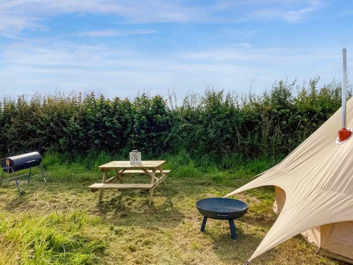 Glamping for 4 people, with pets on the Norfolk Coast