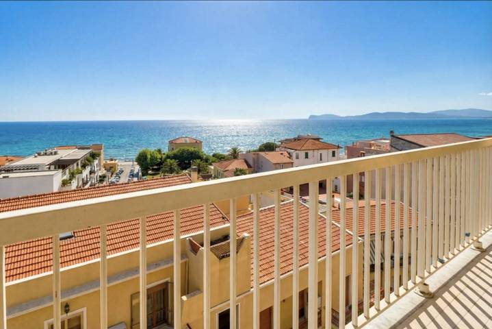 Penthouse pour 6 personnes, avec vue sur l’océan et balcon/terrasse à Alghero - 4