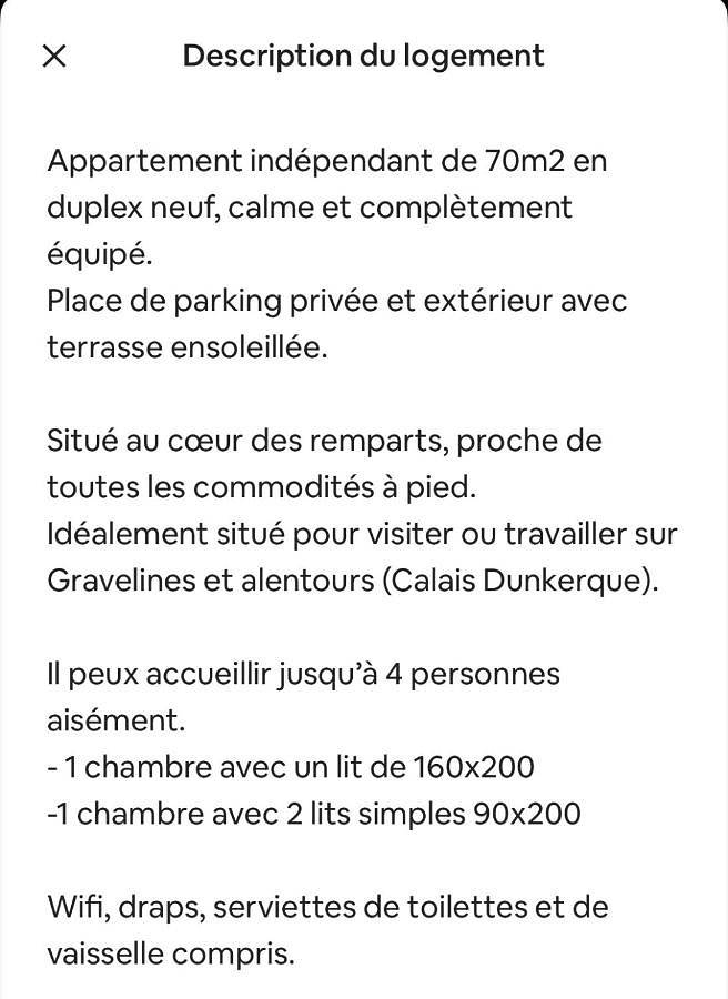 Gîte pour 5 personnes, avec terrasse à Gravelines - 2