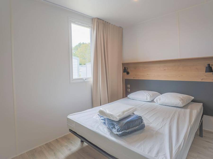 Camping la Ferme - Mobilheim 4 personen - Komfort + 2 Schlafzimmer in Saint-Augustin, Côte de Beauté