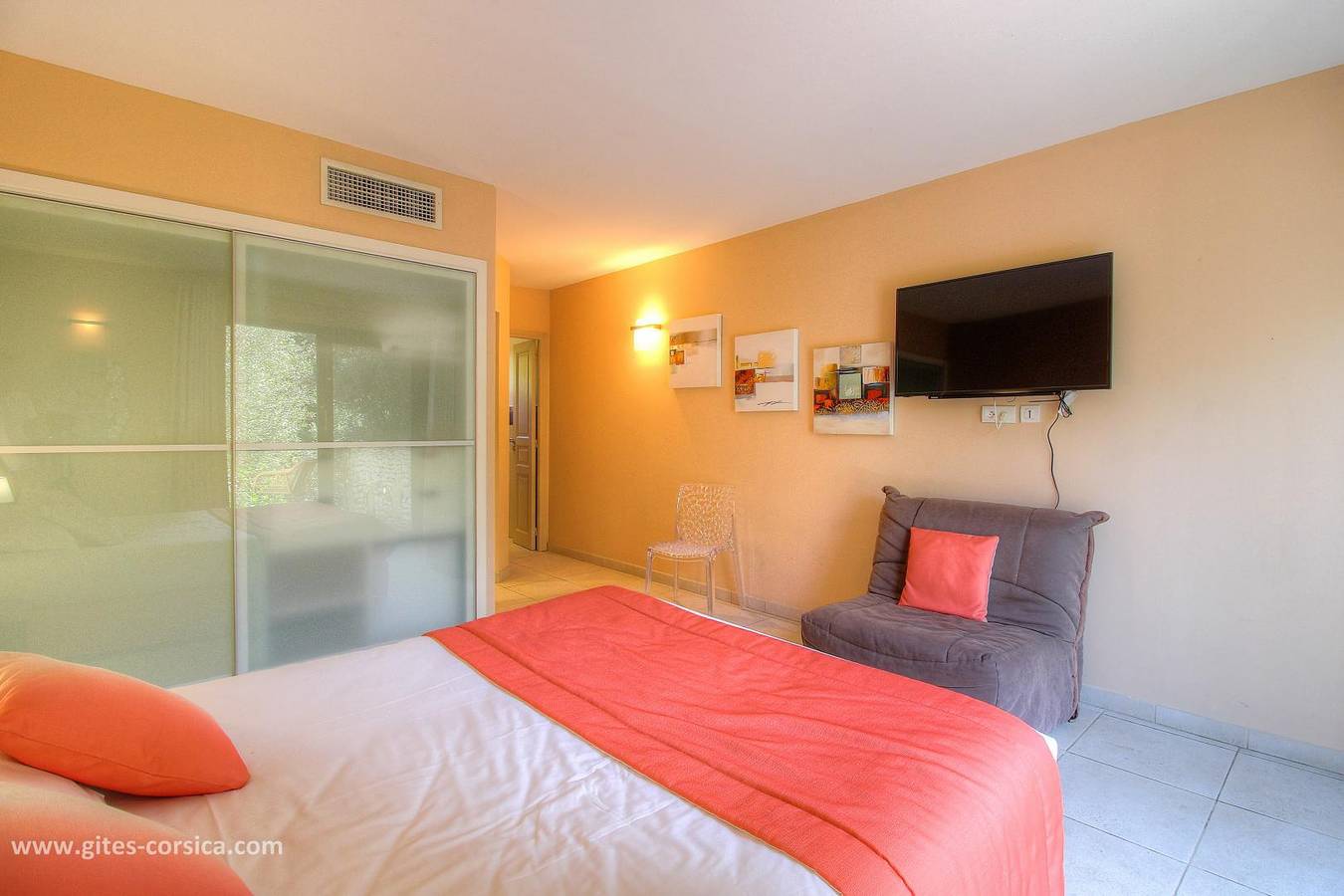Bed & Breakfast voor 2 personen met tuin in Bonifacio, Sartène en omgeving