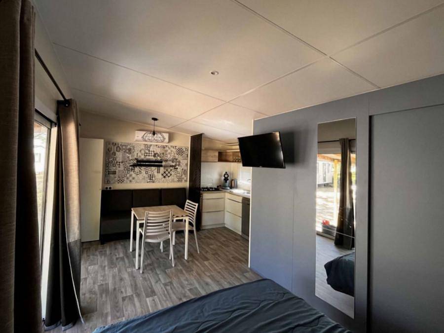 Camping Paradis les Rives de l'Hérault - Mobilheim 2 personen - Premium Otello in Gignac, Lodève und Umgebung