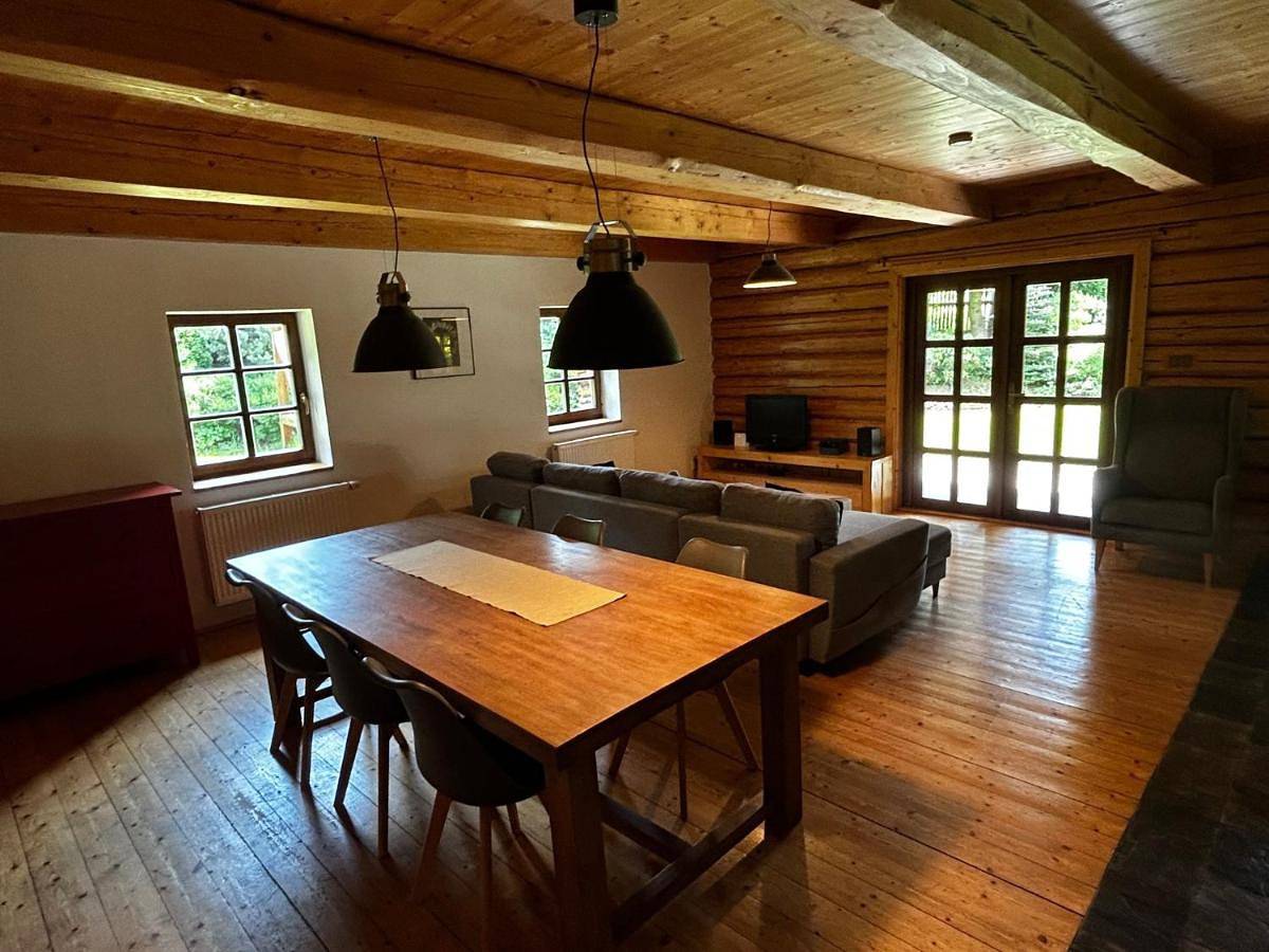 Log cabin in Czech-Saxon Switzerland in Böhmische Schweiz