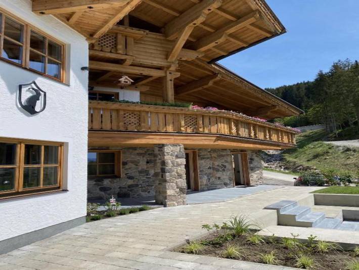 Chalet für 14 Personen, mit Garten und Balkon sowie Sauna