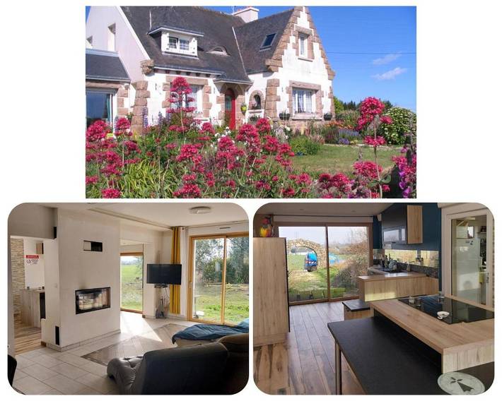 Appartement de vacances pour 4 personnes, avec Terrasse ainsi que Jardin et Vue