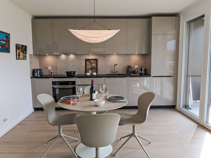 Ferienwohnung für 2 Personen, mit Balkon und Seeblick sowie Ausblick und Garten am Genfer See - 2