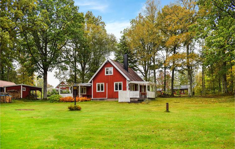 Ferienhaus für 6 Personen, mit Terrasse und Garten sowie Seeblick am Bolmen - 4