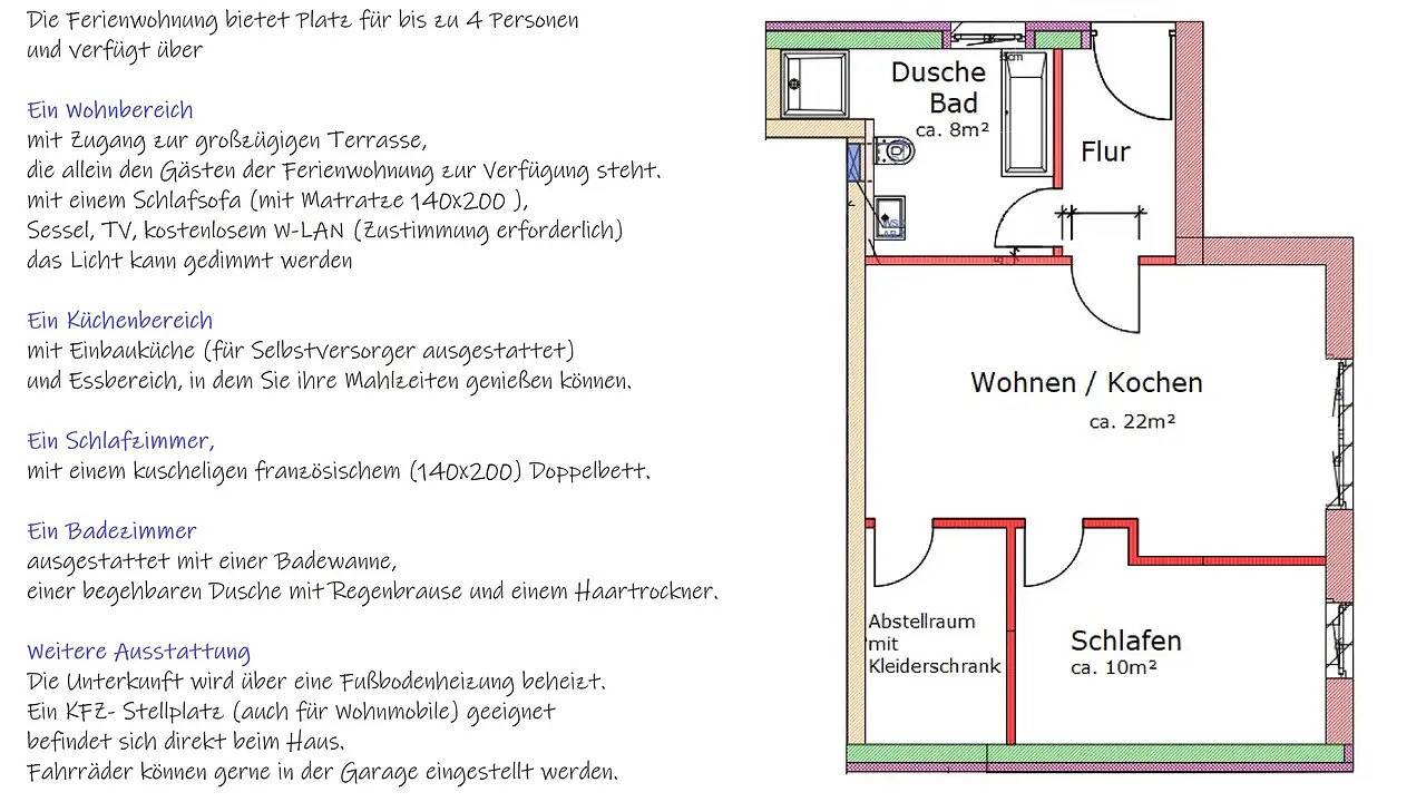 Ganze Ferienwohnung, Ferienwohnung für 4 Personen (50 m²) in Isny im Allgäu in Isny, Isny im Allgäu