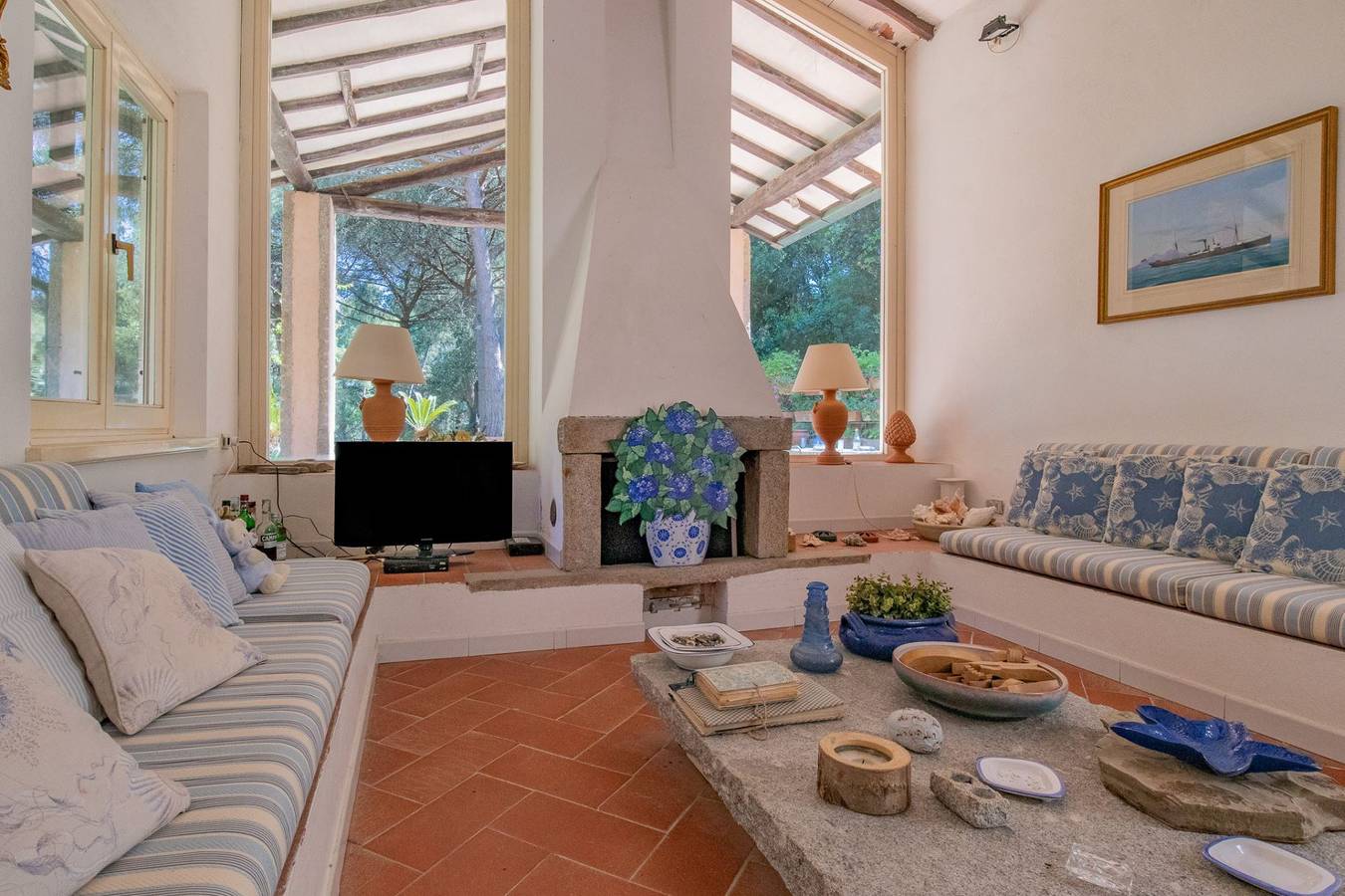 Villa für 10 Personen mit Garten in Spiaggia Fetovaia, Campo nell'Elba