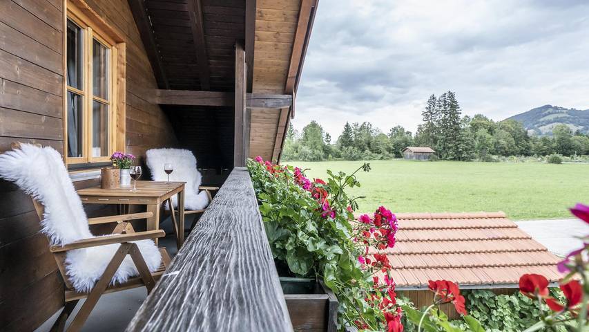 Hütte für 3 Personen, mit Garten und Sauna in Lenggries - 4