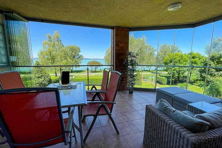 Ferienwohnung für 5 Personen, mit Balkon und Garten