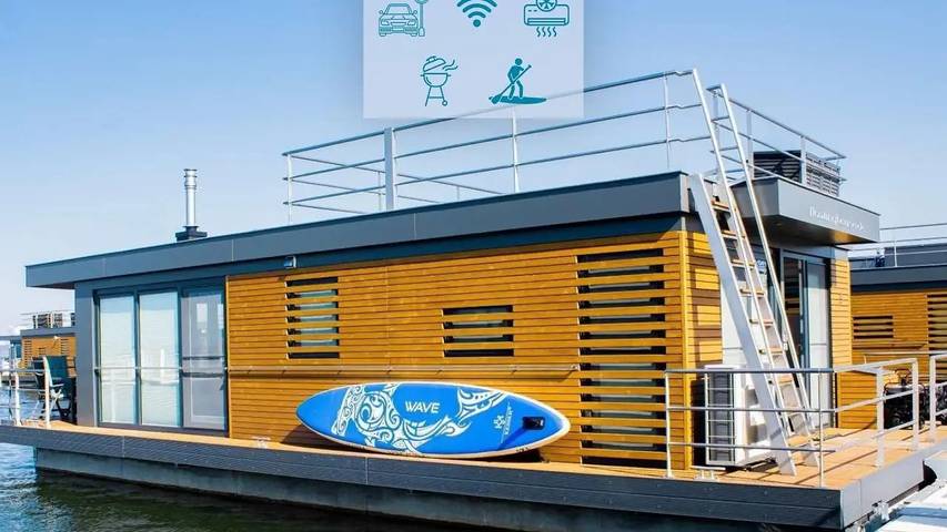 Ferienhaus für 5 Personen, mit Terrasse im Lausitzer Seenland