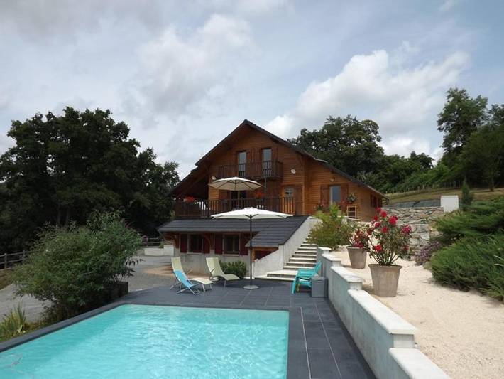 Maison de vacances pour 6 personnes, avec jardin ainsi que piscine et terrasse
