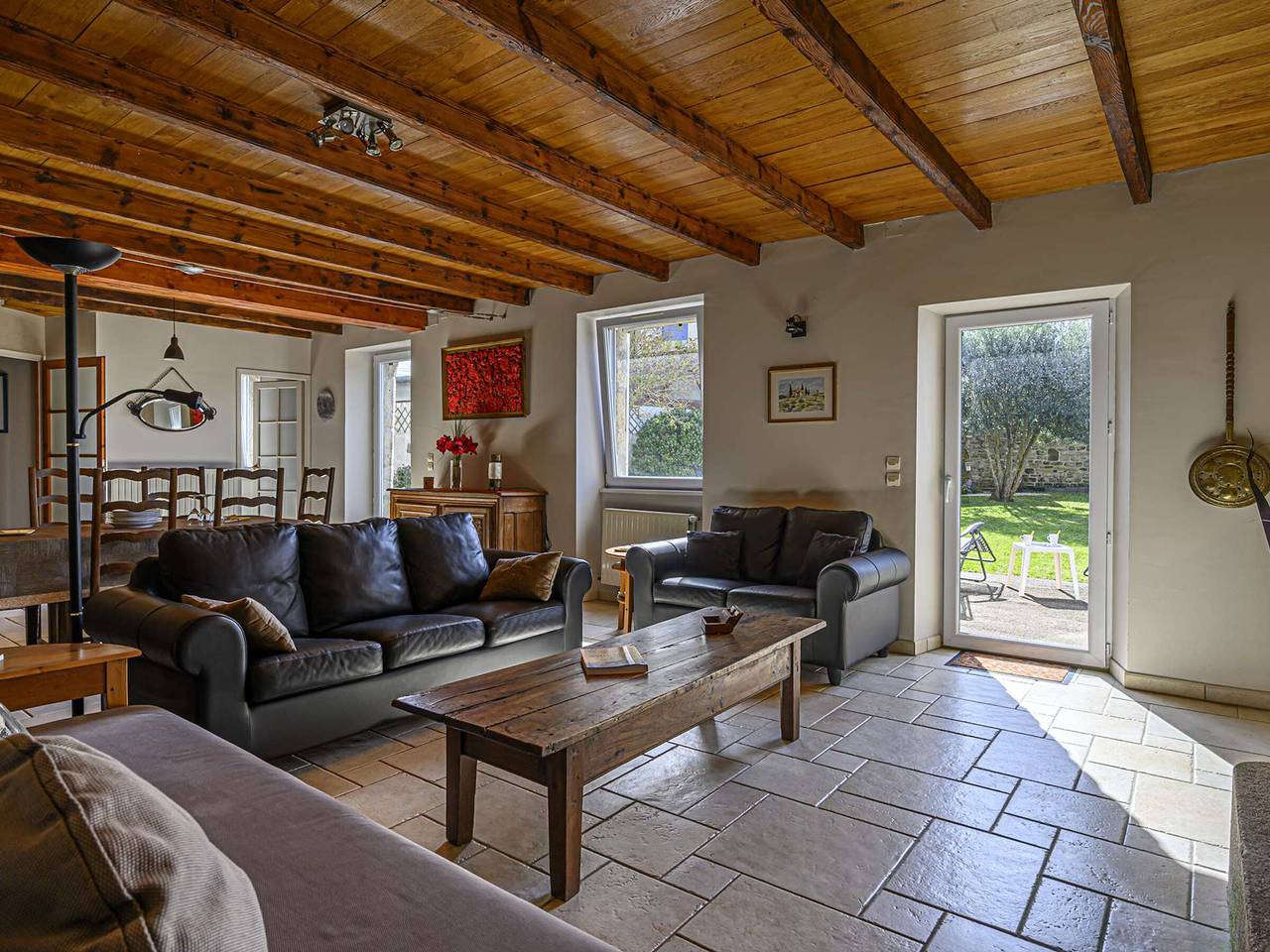 Étel - Longère 7 pièces 150 m² - Wifi - Jardin clos in Étel, Côte des Mégalithes