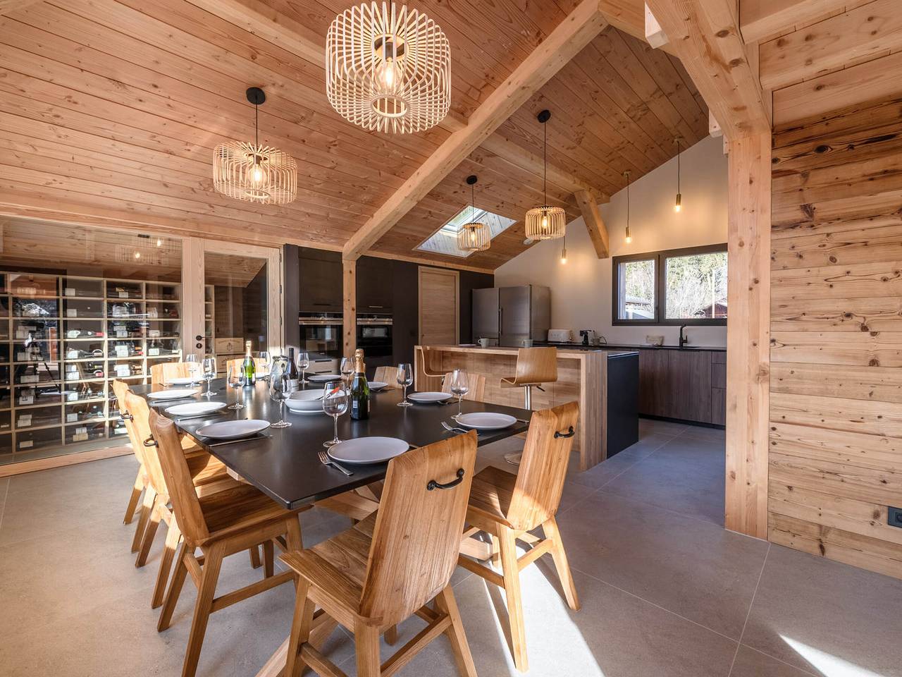 Chalet avec jacuzzi et animaux admis, vue Mont-Blanc in Brevent-Flegere, Chamonix-Mont-Blanc