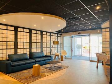Hôtel pour 3 personnes, avec jardin ainsi que vue et piscine à Rivesaltes