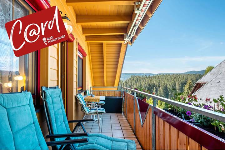 Ferienwohnung für 2 Personen, mit Balkon und Garten in Lenzkirch