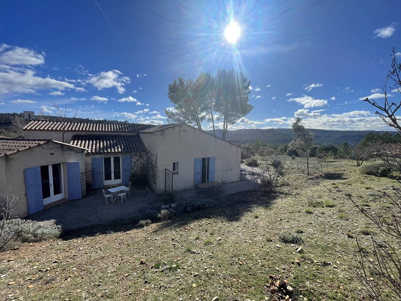 Provençal house, lake view - 8 guests in Esparron-de-Verdon, Verdon Regional Natural Park