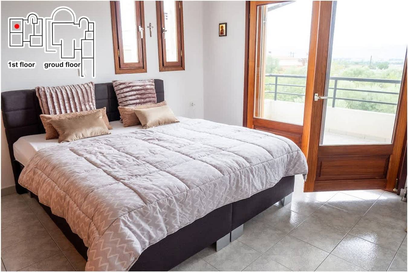 Great Villa Philipi in Krinides in Kavala Region