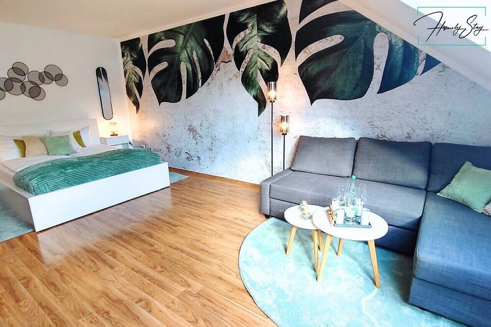 Ganze Wohnung, Homely Stay Serenity Greens Studio in Pasing München, München