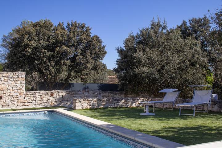 Air-conditioned villa with private pool – Wheelchair accessible – Drôme Provençale in Saint-Restitut, Nyons region