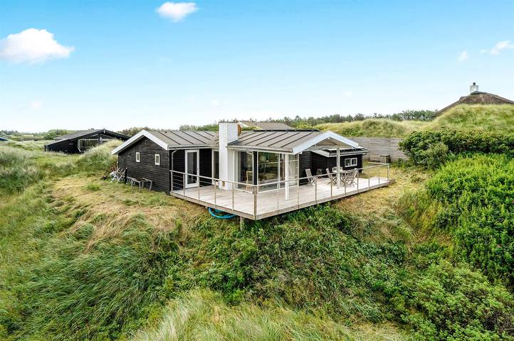 Ferienhaus mit Meerblick für 6 Personen, mit Terrasse und Whirlpool sowie Sauna in Jammerbugt