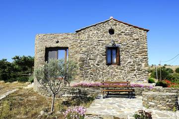 Gîte pour 4 personnes, avec jardin et vue dans Cythère