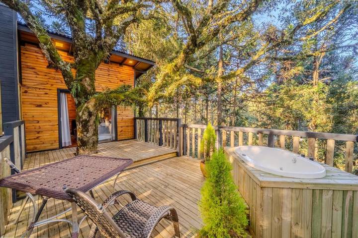 Lodge pour 4 personnes, avec vue et jardin, animaux acceptés - 1