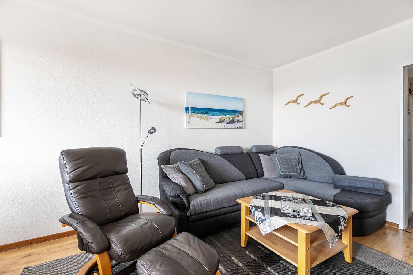 Ganze Wohnung, Apartment 'Muschelbank No 4' mit Meerblick, Balkon und Wlan in Büsum, Nordseeküste