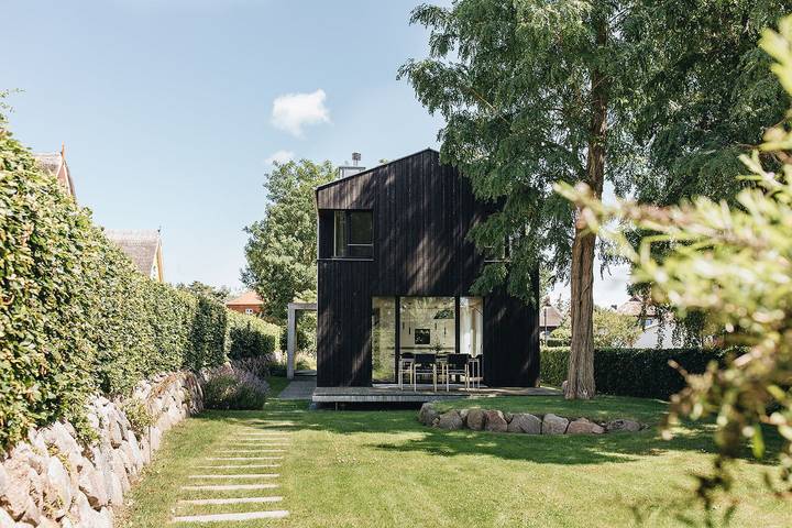 Ferienhaus für 4 Personen, mit Terrasse und Garten sowie Sauna in Wieck am Darß