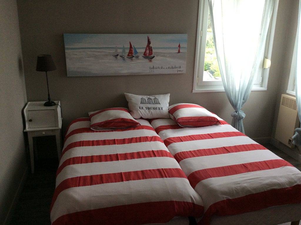 Le Cadran - Chambre avec grand lit in Cucq, Région de Montreuil