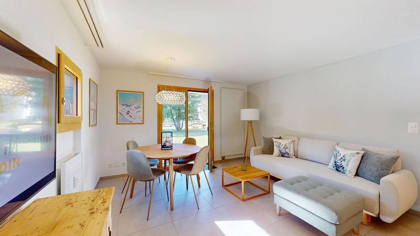 Ferienwohnung für 4 Personen, mit Terrasse und Garten in Celerina - 2