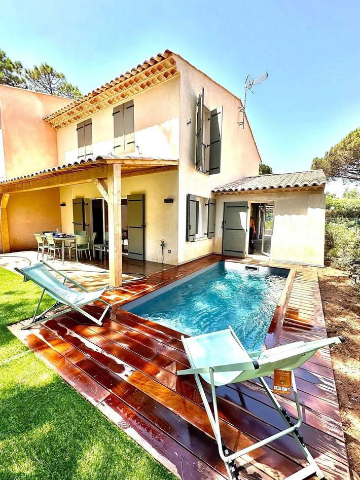Villa voor 6 personen, met zwembad en terras in Sainte-Maxime
