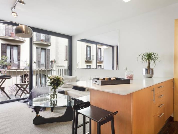 Ferienwohnung für 4 Personen, mit Balkon/Terrasse in Les Corts
