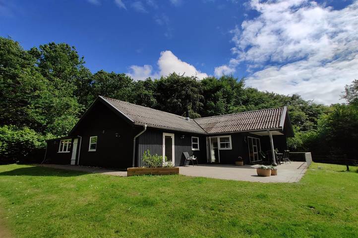 Ferieudlejning for 7 personer, med terrasse og pool, husdyr tilladt i Arrild