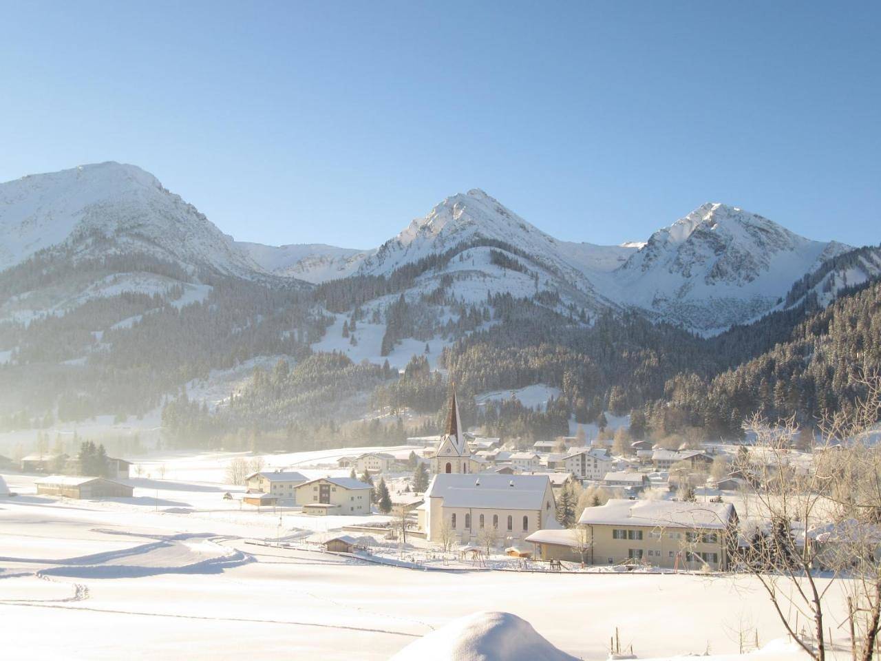 Ganze Wohnung, Apartment with Mountain View in Schattwald, Allgäuer Alpen (Österreich)