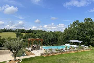 Cottage pour 5 personnes, avec jardin à Masquières