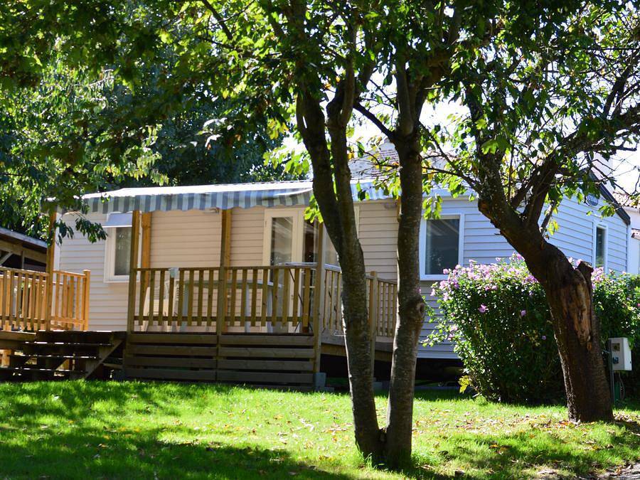 Camping L'Ambois - Mobilheim 4 personen - D - Mobile Home 2 Zi. Pmr Premium - Samedi 4 pers. in Mouilleron-le-Captif, La Roche-sur-Yon und Umgebung