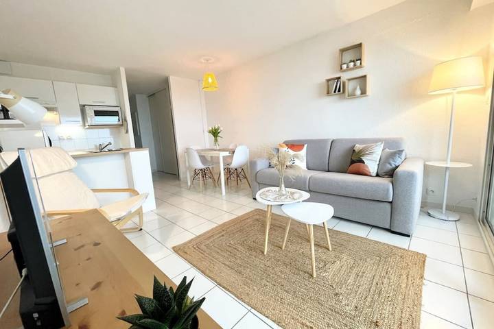 Ganze Wohnung, Splendide T2 Archi Cocooning Vue mer 180 in Le Fort-Bloqué, Ploemeur