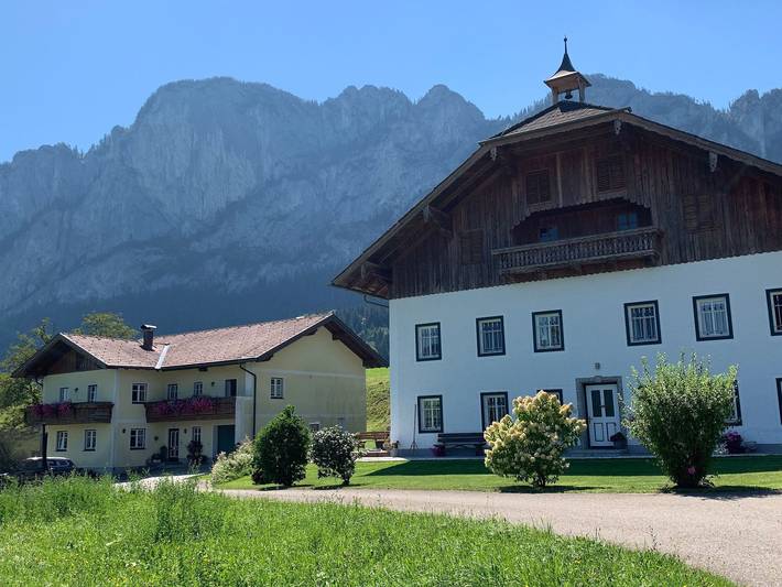Bauernhof für 6 Personen, mit Garten, kinderfreundlich am Mondsee