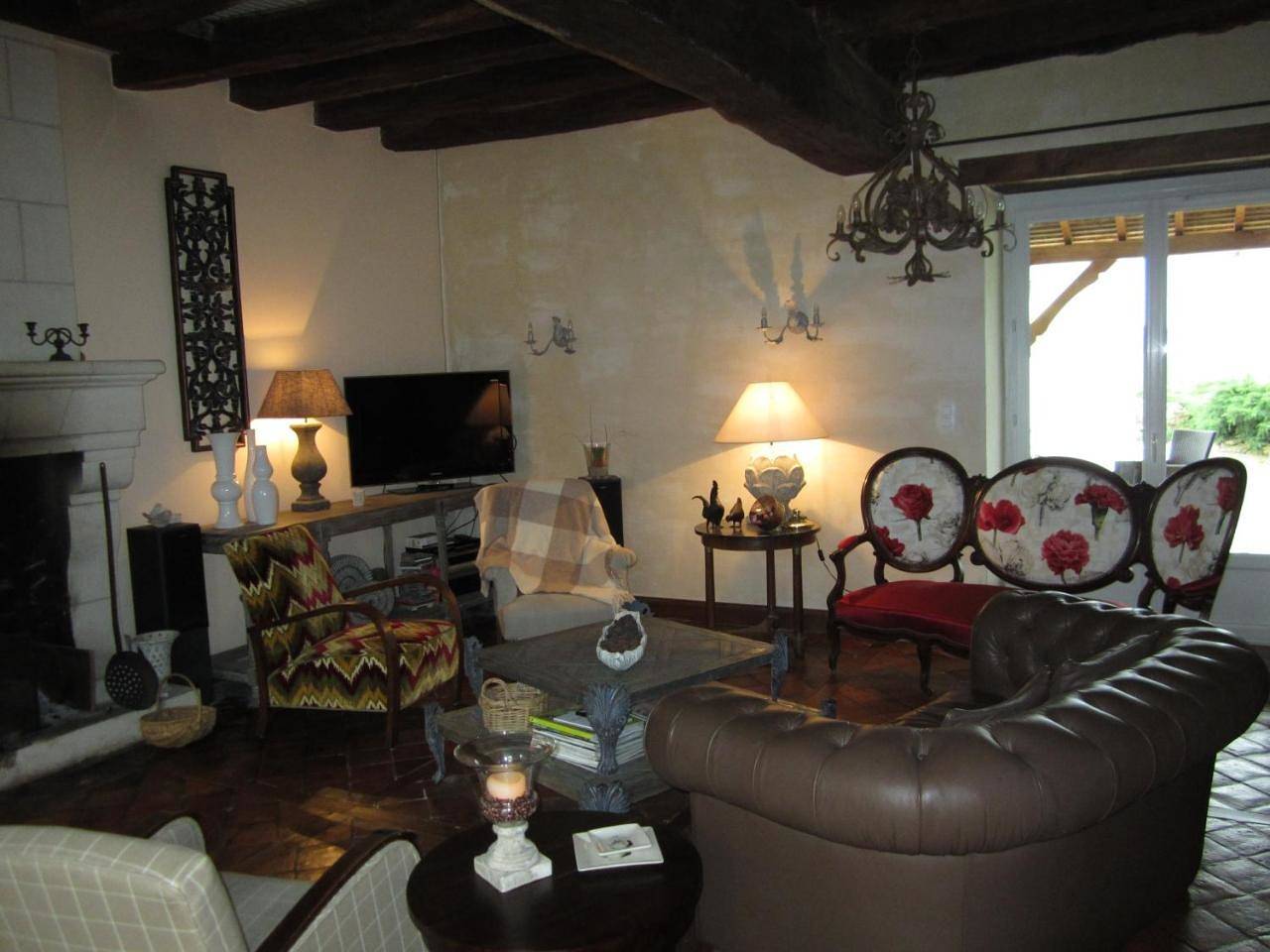 Double Room with Garden View in Nouans-les-Fontaines, Région de Loches
