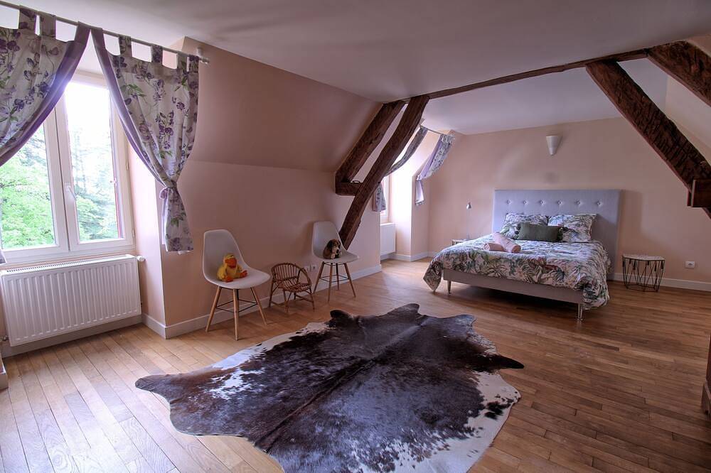 Manoir de Rousson, idéal pour vos vacances en famille in Saint-Loup-des-Chaumes, Saint-Amand-Montrond