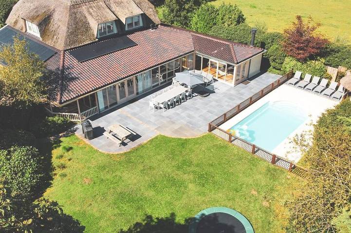 Vacation rental for 13 people, with Terrace and Yard as well as Pool in The Netherlands