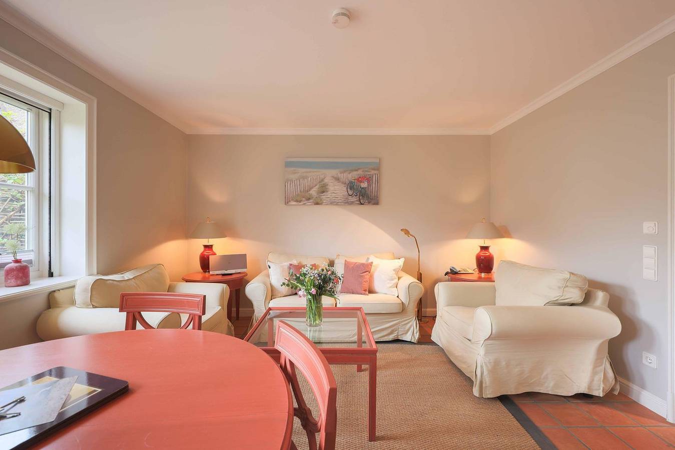 Ganze Wohnung, Hüs Andersen B - Kaminstube, 95qm 2 Schlafzimmer, 2 Bäder für 4 Personen in Keitum, Sylt (Gemeinde)
