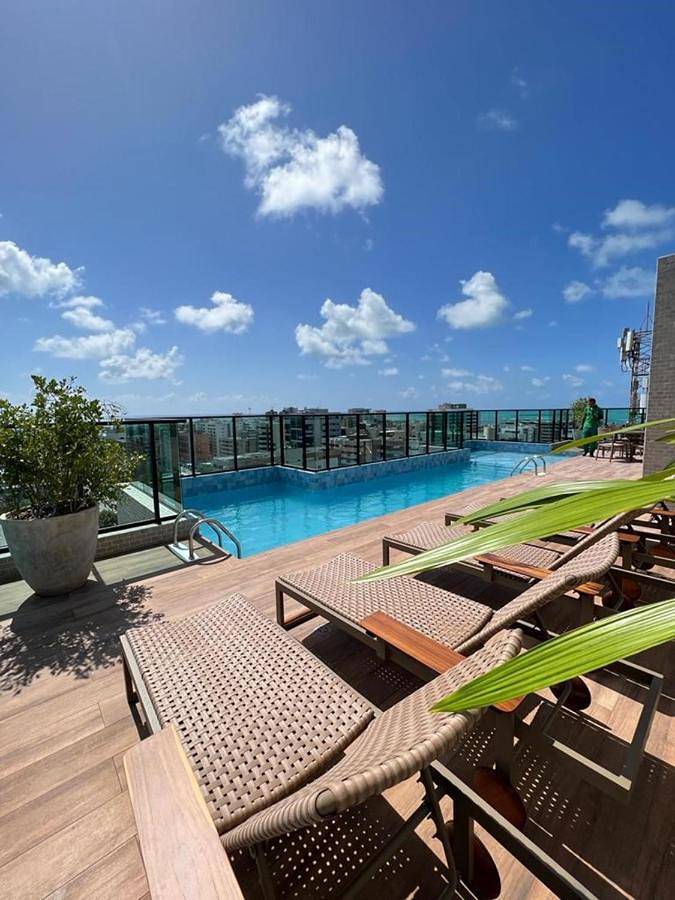 Casa de férias para 4 pessoas, com piscina e varanda em Maceió