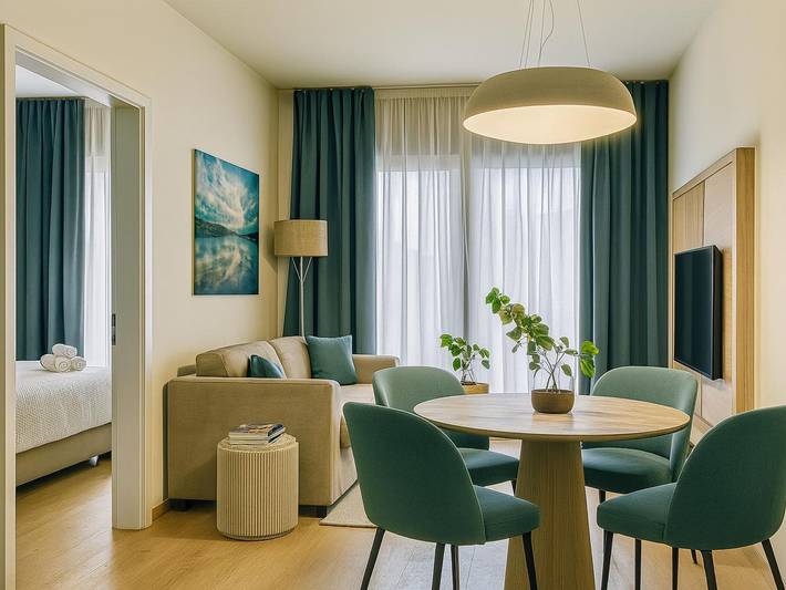 Ferienwohnung für 4 Personen, mit Garten und Terrasse sowie Seeblick, kinderfreundlich in Villach - 3